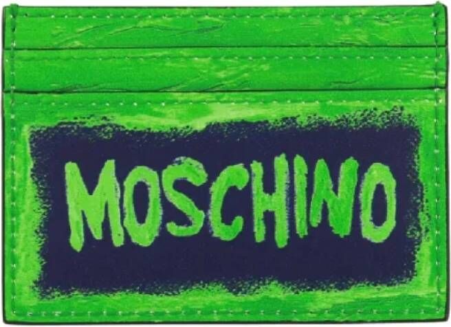 Moschino Pre-Owned Pre-owned Leather wallets Groen Dames