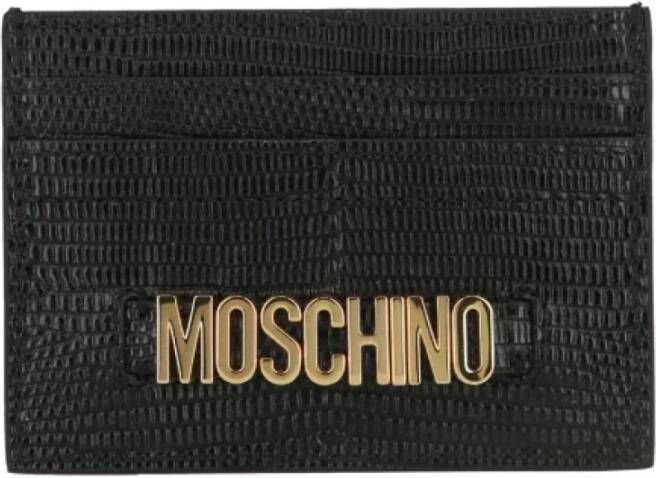 Moschino Pre-Owned Pre-owned Leather wallets Zwart Dames