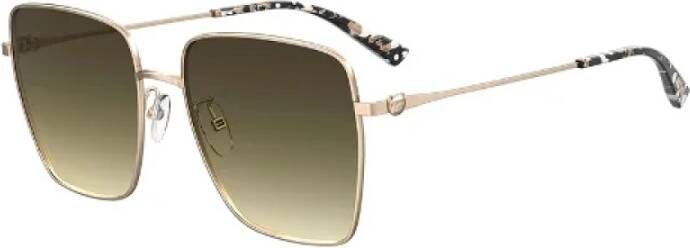 Moschino Pre-Owned Pre-owned Metal sunglasses Geel Dames