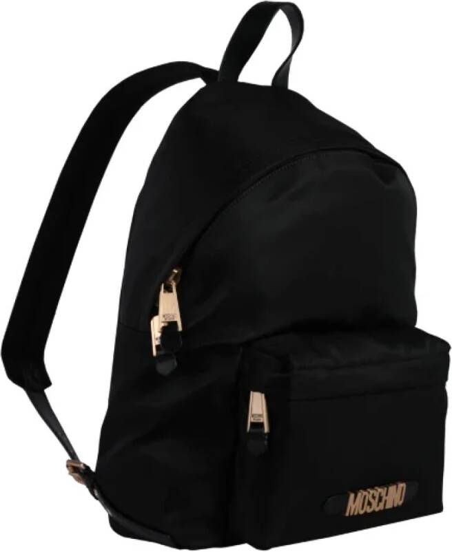 Moschino Pre-Owned Pre-owned Nylon backpacks Zwart Dames