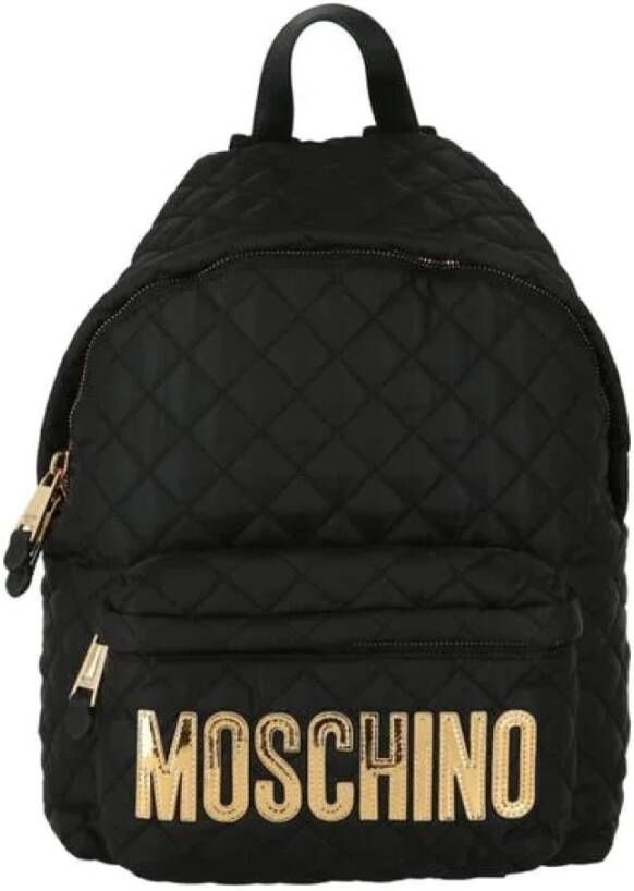 Moschino Pre-Owned Pre-owned Nylon backpacks Zwart Dames