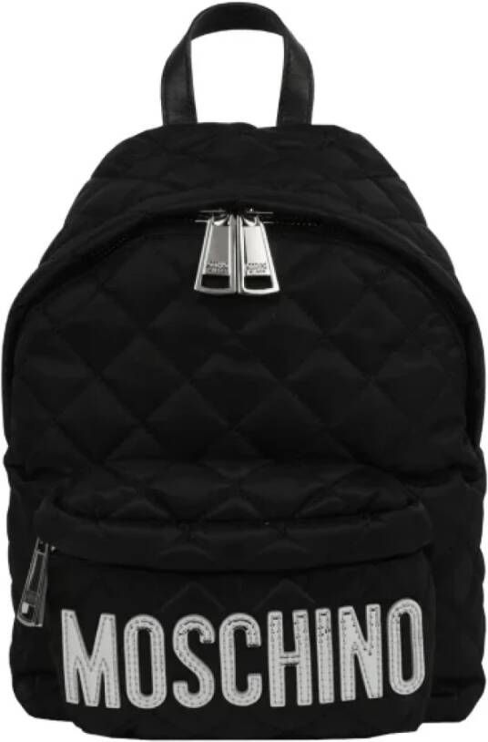 Moschino Pre-Owned Pre-owned Nylon backpacks Zwart Dames