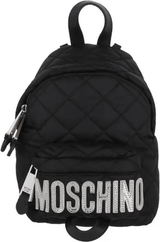 Moschino Pre-Owned Pre-owned Nylon backpacks Zwart Dames