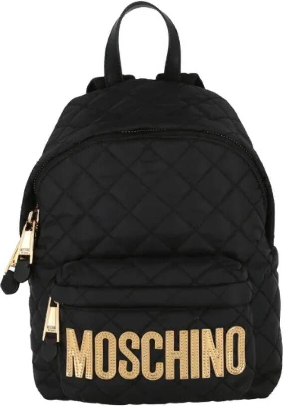 Moschino Pre-Owned Pre-owned Polyester backpacks Zwart Dames