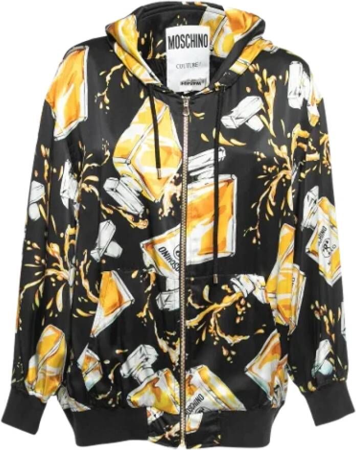 Moschino Pre-Owned Pre-owned Silk outerwear Zwart Dames