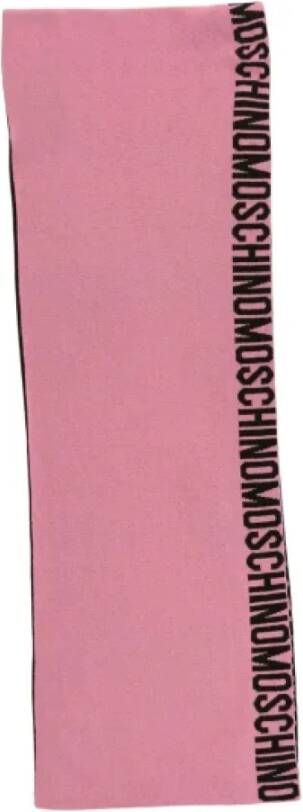 Moschino Pre-Owned Pre-owned Silk scarves Roze Dames