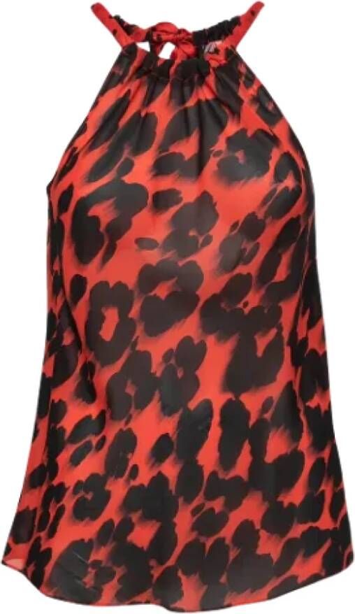 Moschino Pre-Owned Pre-owned Silk tops Rood Dames