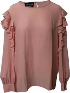 Moschino Pre-Owned Pre-owned Silk tops Roze Dames