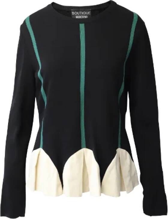 Moschino Pre-Owned Pre-owned Viscose tops Zwart Dames