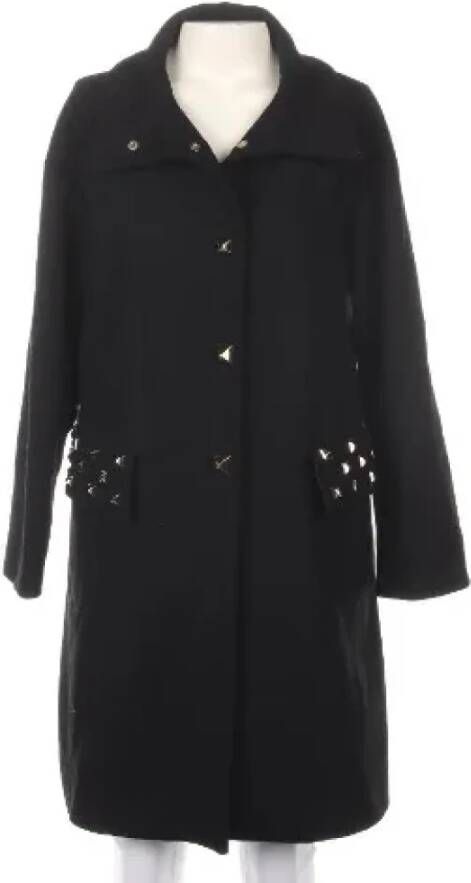 Moschino Pre-Owned Pre-owned Wool outerwear Zwart Dames