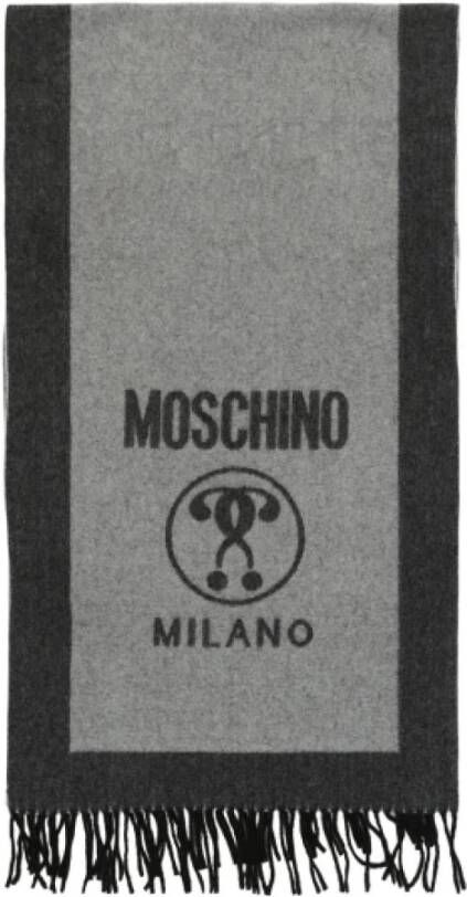 Moschino Pre-Owned Pre-owned Wool scarves Zwart Dames