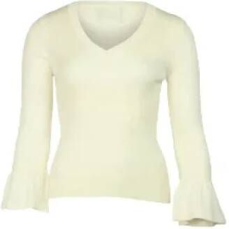 Moschino Pre-Owned Pre-owned Wool tops White Dames