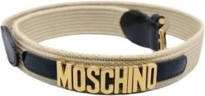 Moschino Pre-Owned Pre-ownedFabricbelts Beige Dames