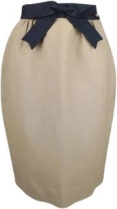 Moschino Pre-Owned Pre-ownedFabricbottoms Beige Dames