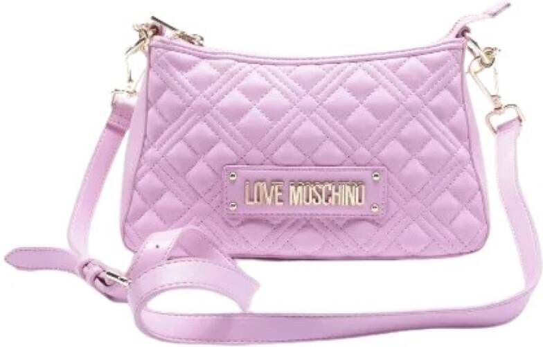 Moschino Pre-Owned Voldoende stoffen schouderzakken Roze Dames