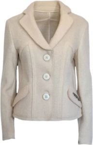 Moschino Pre-Owned Voldoende wollen bovenkleding Beige Dames