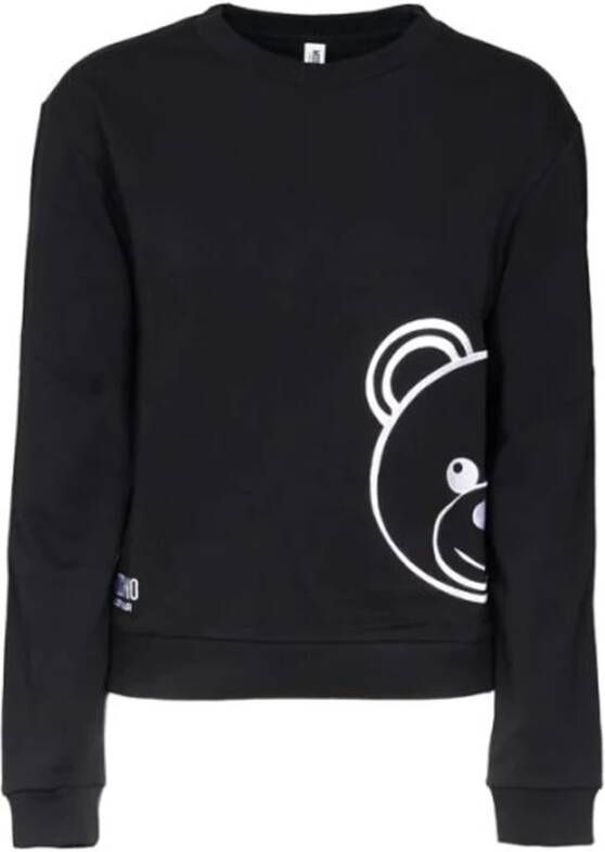 Moschino Ribera Teddy Sweatshirt Black Dames
