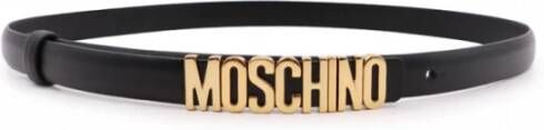 Moschino Logo Riem Hoogte 2 cm Stijl ID 2127-A800880010555 Black Dames
