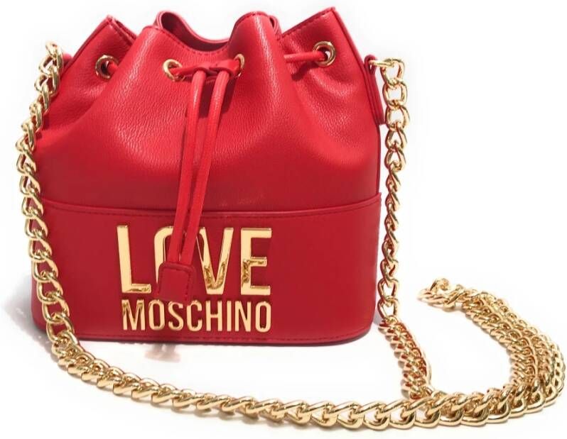Love Moschino Dames Schoudertas Lente Zomer Collectie Rood Dames