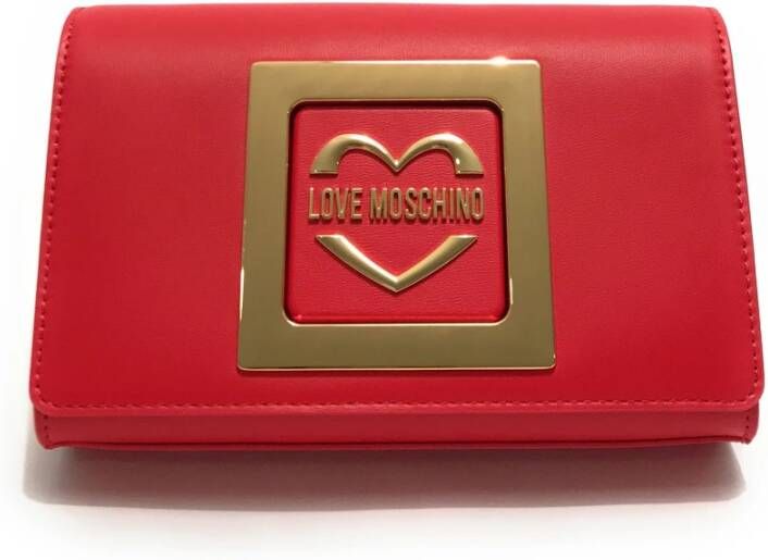 Moschino Rode Love Dames Handtas Schoudertas van Imitatieleer Rood Dames