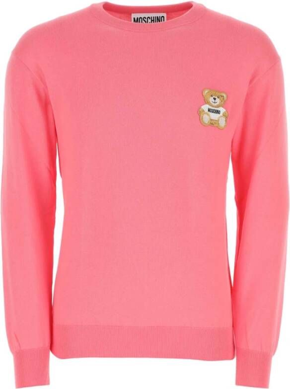 Moschino Roze katoenen trui Roze Heren