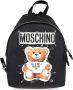 Moschino Safety Pin Teddy Rugzak Zwart Black Dames - Thumbnail 1