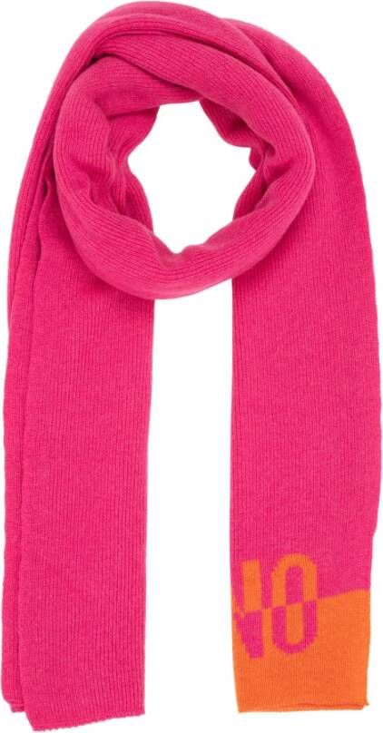 Moschino Winter Sjaal Warm en Stijlvol Pink Dames