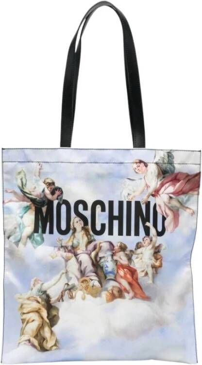 Moschino Schoudertas Blauw Dames