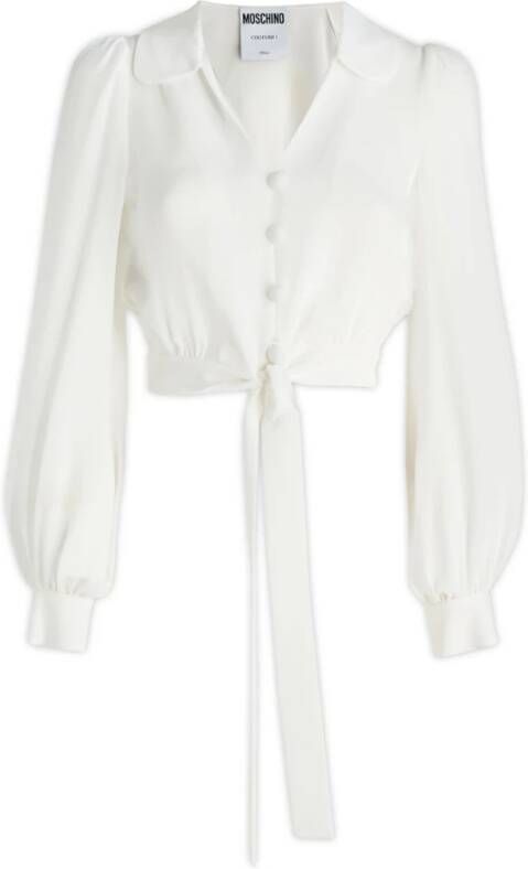 Moschino Stijlvol en Comfortabel Overhemd White Dames