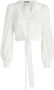 Moschino Stijlvol en Comfortabel Overhemd White Dames - Thumbnail 1