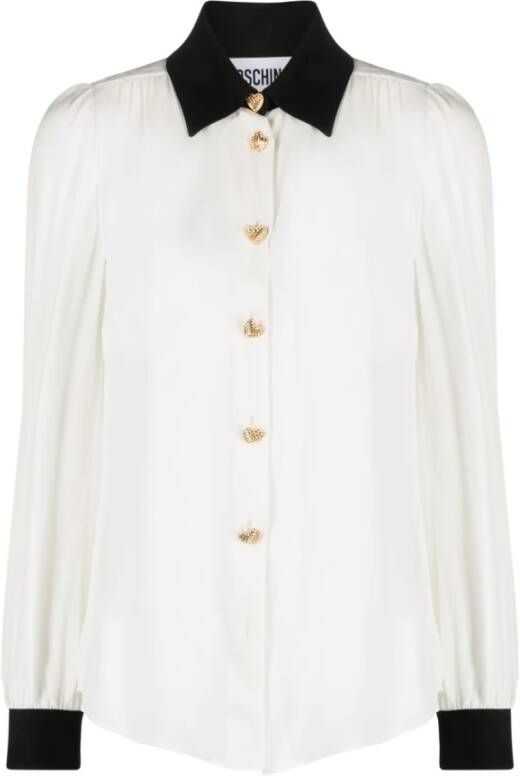 Moschino Witte overhemden White Dames