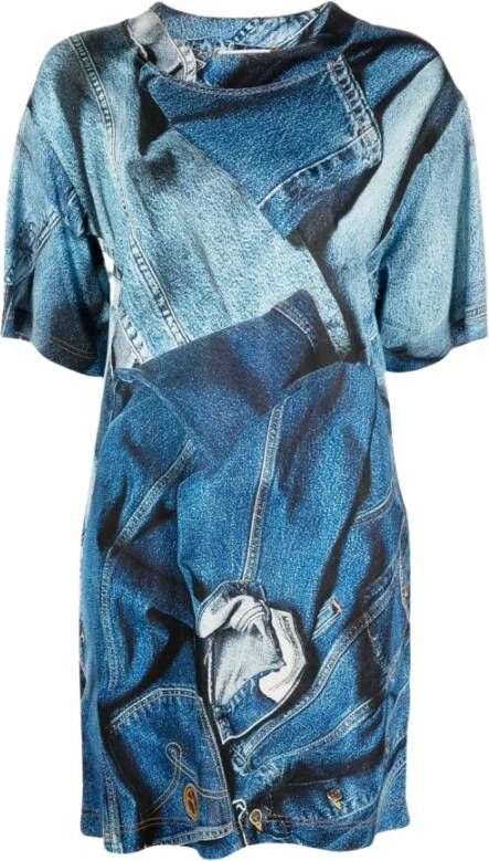 Moschino Short Dresses Blauw Dames