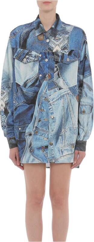 Moschino Short Dresses Blauw Dames
