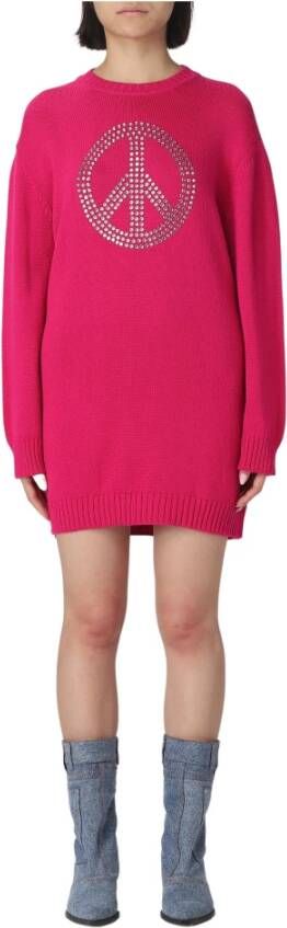 Moschino Short Dresses Roze Dames