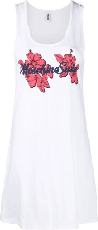 Moschino Dag korte jurk Wit Dames