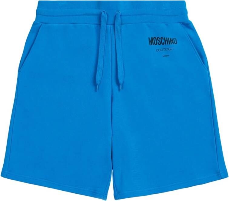 Moschino Zomerse Modieuze Shorts voor Mannen Blue Heren