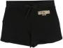 Moschino Korte shorts met logo print en str versiering Black Dames - Thumbnail 3