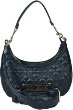 Moschino Love Gewatteerde Schoudertas van Imitatieleer Black Dames