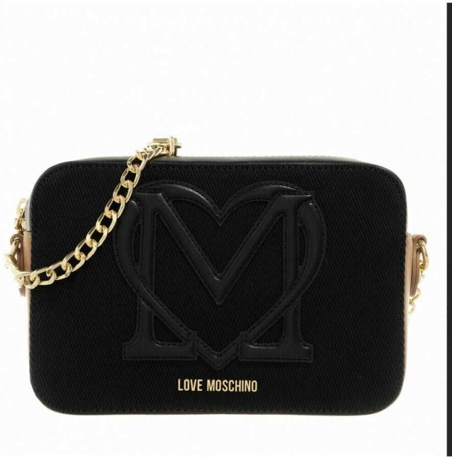 Love Moschino Crossbody bags Sporty Love in zwart