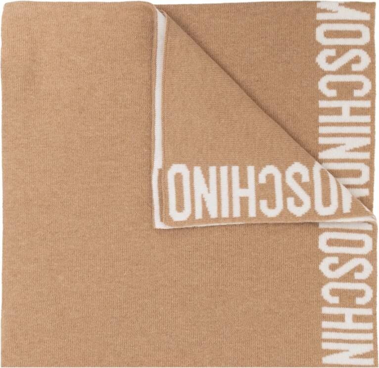 Moschino Beige Sjaals voor Vrouwen Beige Dames