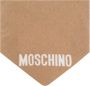 Moschino Sjaal met logo Beige Unisex - Thumbnail 1