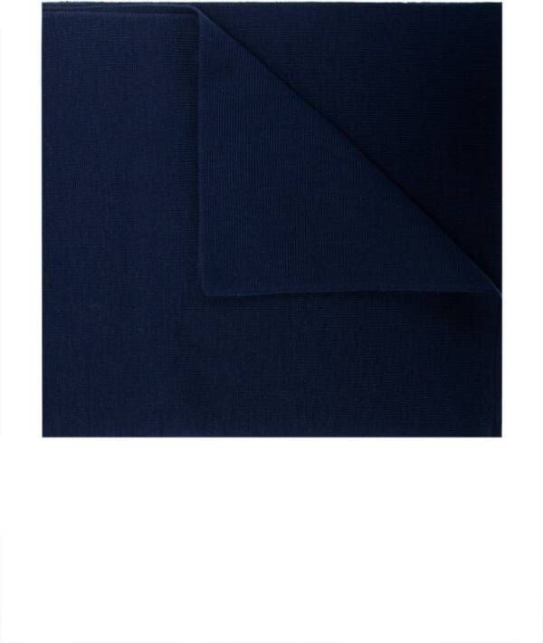 Moschino Sjaal met logo Blauw Dames