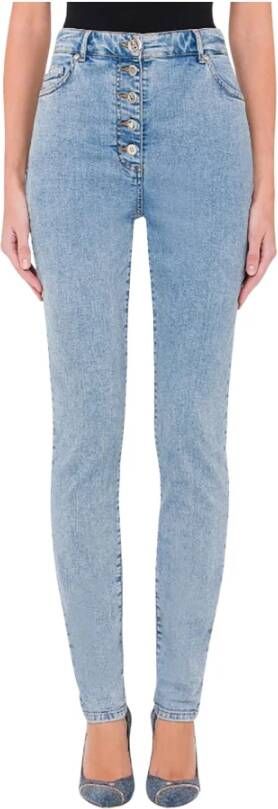 Moschino Skinny Jeans voor Vrouwen Blue Dames