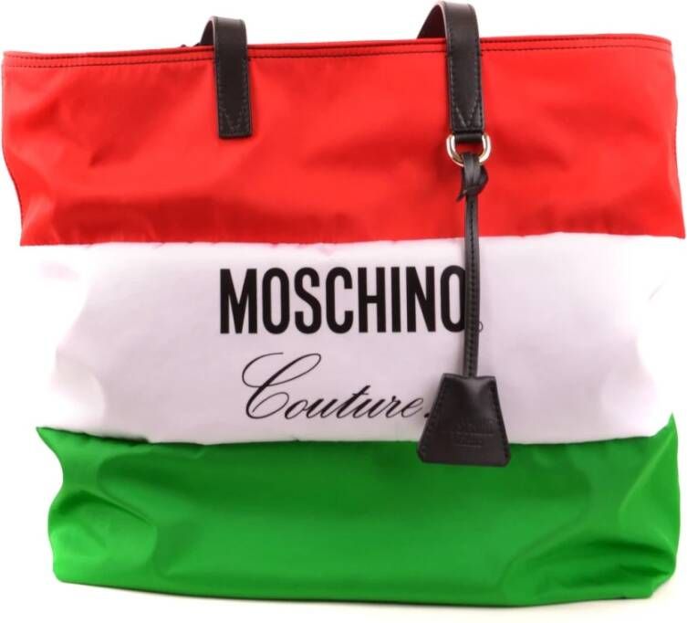 Moschino Multicolor Pasjeshouder Ss19 White Dames