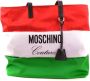 Moschino Multicolor Pasjeshouder Ss19 White Dames - Thumbnail 1