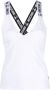 Moschino Elegante Mouwloze Top voor Vrouwen White Dames - Thumbnail 5