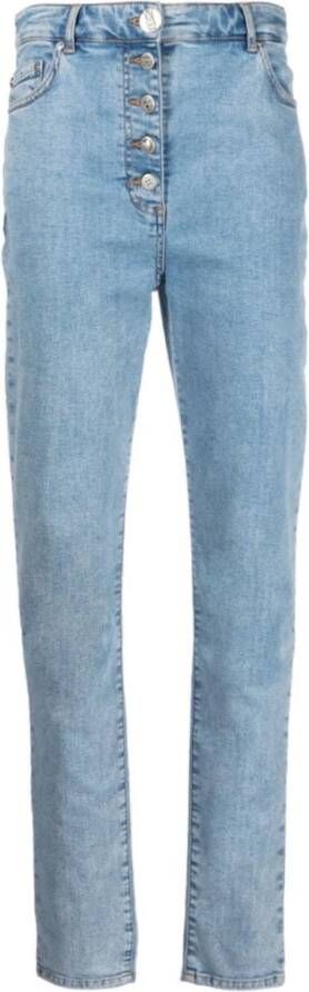 Moschino Slim-fit Jeans Klassieke Denimstijl Blue Dames