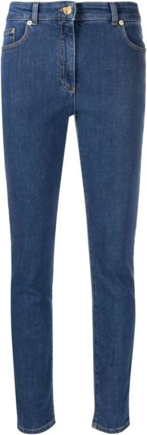 Moschino Slim-fit Jeans Blauw Dames