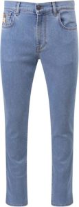 Moschino Slimfit-jeans Blauw Heren