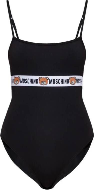 Moschino Slip bodysuit Zwart Dames